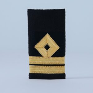 Soft Epaulets - 2 gold stripes & diamond