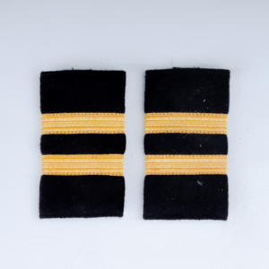 Soft Epaulets - 2 gold stripes