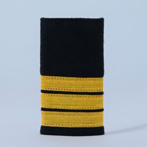 Soft Epaulets - 3 gold stripes