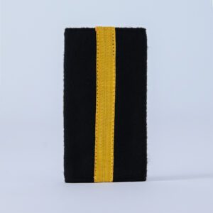 Soft Epaulets - 1 vertical gold stripe