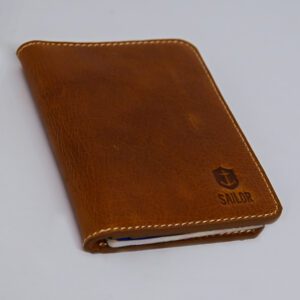 Leather passport holder