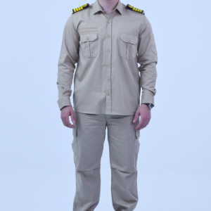 Heavy Duty Premium Cotton Kaki Shirt - Long sleeved