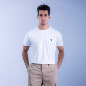 Crew Neck Premium Cotton T-shirt - White