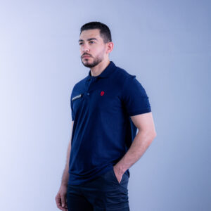 Original Pique Cotton Polo Shirt With Tag - Blue