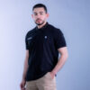 Original Pique Cotton Polo Shirt With Tag – Black