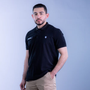 Original Pique Cotton Polo Shirt With Tag - Black
